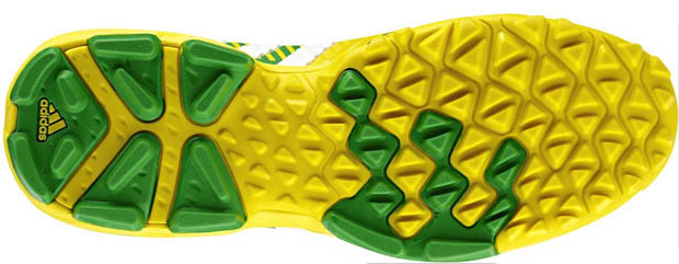 yellow adidas hockey shoes